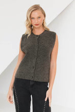 Load image into Gallery viewer, Louise Knit Tank Grey | Paper Heart