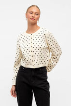 Load image into Gallery viewer, Bekah Cardigan Cream Polka Dot | Paper Heart