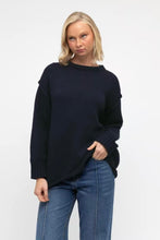 Load image into Gallery viewer, Antonia Knit Jumper Navy | Paper Heart