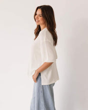 Load image into Gallery viewer, Winnie Relaxed Knit Top White | Label Of Love