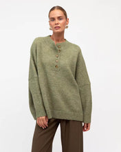 Load image into Gallery viewer, Keena Knit Jumper Khaki