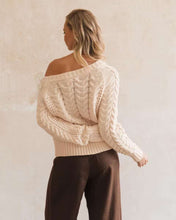 Load image into Gallery viewer, Kali Cable Knit Cream | White Closet
