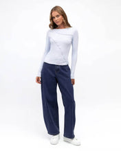 Load image into Gallery viewer, Sita Long Sleeve Tee Blue | Paper Heart