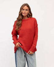 Load image into Gallery viewer, Antonia Knit Jumper Brick Red | Paper Heart