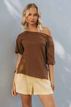 Load image into Gallery viewer, Ranna Tee Chocolate