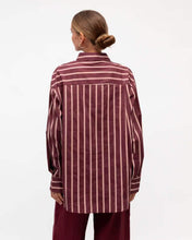 Load image into Gallery viewer, Leona Cotton Shirt Merlot