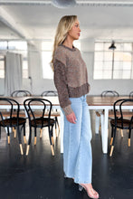 Load image into Gallery viewer, Freya Colour Block Knit Jumper Brown