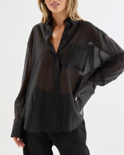 Load image into Gallery viewer, Porsia Shirt Black