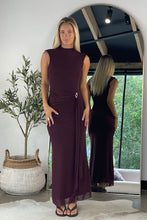 Load image into Gallery viewer, Labyrinth Maxi Dress Mahogany