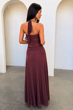 Load image into Gallery viewer, Gabrielle Mesh Dress Brown