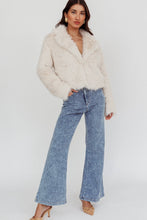 Load image into Gallery viewer, Callee Faux Fur Jacket Ash