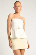 Load image into Gallery viewer, Turino Strapless Top White