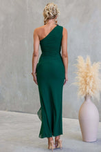 Load image into Gallery viewer, Julita One Shoulder Maxi Dress Green