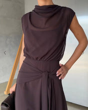 Load image into Gallery viewer, Elka Maxi Dress Chocolate