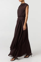 Load image into Gallery viewer, Elka Maxi Dress Chocolate