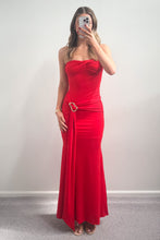 Load image into Gallery viewer, Kleo Maxi Dress Red