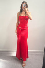 Load image into Gallery viewer, Kleo Maxi Dress Red