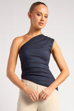 Load image into Gallery viewer, Cinta One Shoulder Top Dark Denim