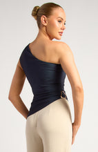 Load image into Gallery viewer, Cinta One Shoulder Top Dark Denim