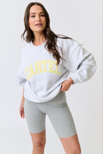 Load image into Gallery viewer, Nina Sweater - Grey Marle Varsity