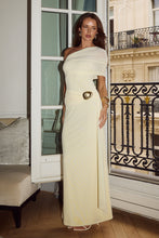 Load image into Gallery viewer, Kassi One Shoulder Midi Dress Butter