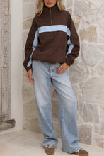 Load image into Gallery viewer, Ariella Windbreaker Jacket Choc Blue | By Frankie