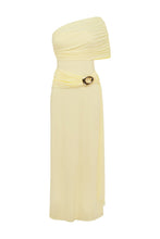 Load image into Gallery viewer, Kassi One Shoulder Midi Dress Butter