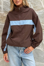 Load image into Gallery viewer, Ariella Windbreaker Jacket Choc Blue | By Frankie