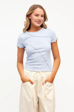 Load image into Gallery viewer, Sita Short Sleeve Tee Blue | Paper Heart