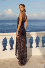 Load image into Gallery viewer, Kiata Maxi Dress Black Polka | Runway The Label