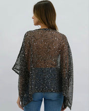 Load image into Gallery viewer, Pippa Top Black Sequins
