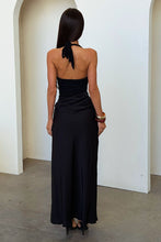 Load image into Gallery viewer, Lina Halter Maxi Dress Black