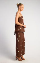 Load image into Gallery viewer, Kailani Top Brown Polka Dot