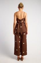 Load image into Gallery viewer, Kailani Top Brown Polka Dot