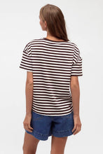 Load image into Gallery viewer, Easy Tuck Tee Ivory Choc Label Of Love