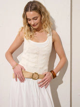 Load image into Gallery viewer, Arizona Straw Buckle Belt Tan