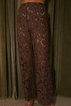 Load image into Gallery viewer, Santana Lace Top & Pants Set Choc | By Frankie