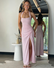 Load image into Gallery viewer, Ina Halter Maxi Dress Pink