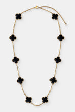 Load image into Gallery viewer, Charlotte 18K Gold Plated Necklace in Black