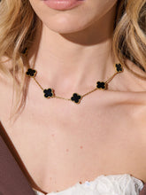 Load image into Gallery viewer, Charlotte 18K Gold Plated Necklace in Black