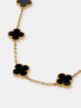 Load image into Gallery viewer, Charlotte 18K Gold Plated Necklace in Black