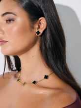 Load image into Gallery viewer, Charlotte 18K Gold Plated Necklace in Black