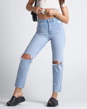 Load image into Gallery viewer, Abrand High Slim Gina RIP Jeans