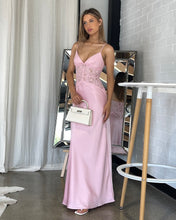 Load image into Gallery viewer, Iselle Lace Maxi Dress Pink
