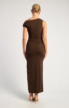 Load image into Gallery viewer, Medora Marble Buckle Detail Dress Espresso