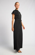 Load image into Gallery viewer, Joandra Resin Buckle Jumpsuit Black