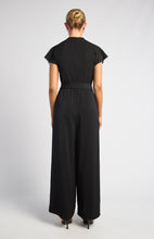 Load image into Gallery viewer, Joandra Resin Buckle Jumpsuit Black