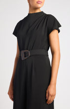 Load image into Gallery viewer, Joandra Resin Buckle Jumpsuit Black