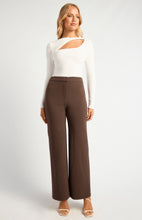 Load image into Gallery viewer, Sarda Straight Leg Pants Chocolate