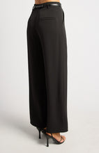 Load image into Gallery viewer, Elsie Wide Leg Pants With Belt Black